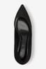 Black Regular/Wide Fit Forever Comfort® Asymmetric Kitten Court Shoes