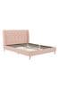 Novogratz Pink Her Majesty Linen Bed