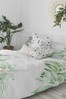 Happy Friday Green Delicate Duvet Cover and Pillowcase Set