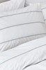 Content by Terence Conran White Halstead Pleat Duvet Cover and Pillowcase Set