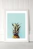 White Pineapple by Rafael Farias Framed Print