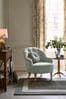 Baron Chenille Pale Grey Green Hanby Chair