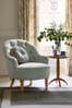Baron Chenille Pale Grey Green Hanby Chair