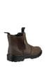 Amblers Safety Brown FS128 Hardwearing Pull-On Safety Dealer Boots