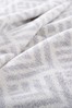 Silentnight Set of 4 Silver Geo Towel Bale