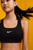 Nike Black Performance Pro Medium Support Swoosh Bra
