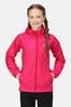 Regatta Pink Kids Pack It Waterproof & Breathable Puddle Jacket