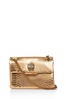 Kurt Geiger London Gold Mini Kensington Bag