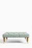 Baron Chenille Pale Grey Green Ropsley Footstool