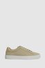 Reiss Stone Finley Suede Suede Trainers