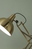 Pacific Brass Brushed Chrome Task Table Lamp