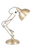 Pacific Brass Brushed Chrome Task Table Lamp