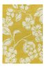Asiatic Rugs Yellow Matrix Floral Wool Rich Rug