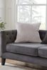 Silver Grey 59 x 59cm Soft Velour Cushion