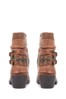 Pavers Tan Ladies Slouch Fit Ankle Boots
