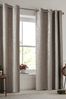 Natural Metallic Geo LT Made To Measure Curtains