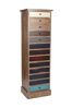 Pacific Lifestyle Pine Wood Multicoloured 13 Drawer Unit