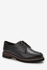 Black Forever Comfort® Leather EVA Lace-Up Shoes