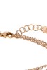 BOSS Insignia Carnation Gold Triple Chain Bracelet