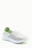 Heavenly Feet White Ladies Ath-Leisure Trainers