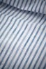 Content by Terence Conran Blue Chelsea Textured Stripe Duvet Cover and Pillowcase Set
