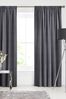 Charcoal Grey Black Soho Made To Measure Curtains