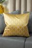 Ashley Wilde Antique/Gold Nash Embroidered Feather Filled Cushion