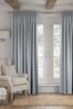 Light Blue Cotton Made to Measure Curtains