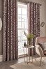 Ashley Wilde Copper Jovan Lined Eyelet Curtains