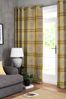 Gold Astley Check Made To Measure Curtains