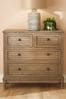 Pacific Lifestyle Taupe Pine Wood 4 Drawer Unit K/D