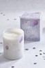 Purple White Jasmine Happy Birthday Scented Candle
