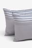 Blue Stripe Duvet Cover and Pillowcase Set
