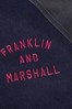 Franklin & Marshall Blue Franklin Varsity Bomber Jacket