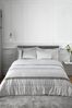 Catherine Lansfield Silver Sequin Cluster Bedspread