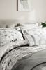 Bedeck of Belfast Silver Sefa Duvet Cover and Pillowcase Set