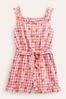 Boden Pink Ruffle Playsuit