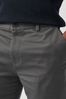 Charcoal Grey Slim Fit Stretch Chino Shorts