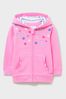 Crew Clothing Company Pink Floral Print Cotton Casual Hoodie
