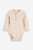 Caramel Brown 4 Pack Baby Bodysuits (0mths-2yrs)