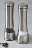 Silver Stainless Steel Salt And Pepper Set