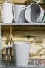 Wham Set of 4 Grey Studio 14cm Round Plastic Planters