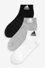 adidas Multi Adult Cushioned Ankle Socks 3 Pairs