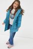 FatFace Green Lily Longline Padded Coat
