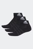 adidas Kids Black Ankle Socks Three Pack