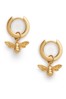 Olivia Burton Gold Lucky Bee Huggie Hoop Earrings