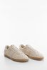 Mango Contrast Sole Leather Sport Trainers