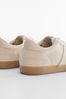 Mango Contrast Sole Leather Sport Trainers