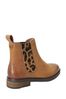 Hush Puppies Tan Brown Stella Slip-On Ankle Boots
