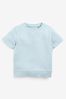Light Blue Plain Sweat T-Shirt And Shorts Set (3mths-7yrs)